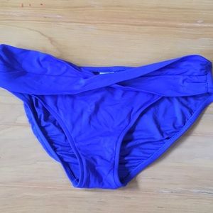 Seafolly blue swim bottoms